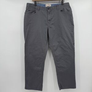 Original Penguin Pants Men 36x32 Gray Chinos 5 Pocket Mid Rise Casual Tapered